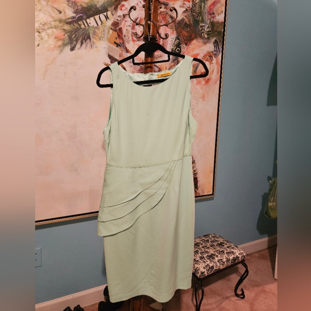 Alice + Olivia Mint Green Midi Dress